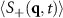 $\langle S_+(\mathbf{q},t) \rangle$