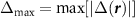 $\Delta_{\textrm{max}} = \max[|\Delta(\boldsymbol{r})|]$