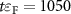 $t\varepsilon_\mathrm{F} = 1050$