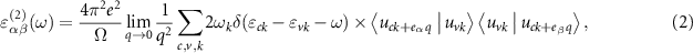 Equation (2)