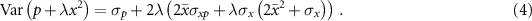 Equation (4)