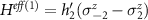 $H^{eff (1)} = h_{2}^{^{\prime}}(\sigma_{-2}^{z}-\sigma_{2}^{z})$