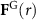${{\mathbf{F}}^{\text{G}}}(r)$