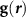 ${\mathbf{g}}({\boldsymbol{r}})$
