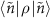 $\left\langle {\tilde n} \right|\rho \left| {\tilde n} \right\rangle $