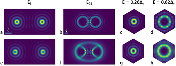 Quantum interference among vortex bound states in superconductors ...