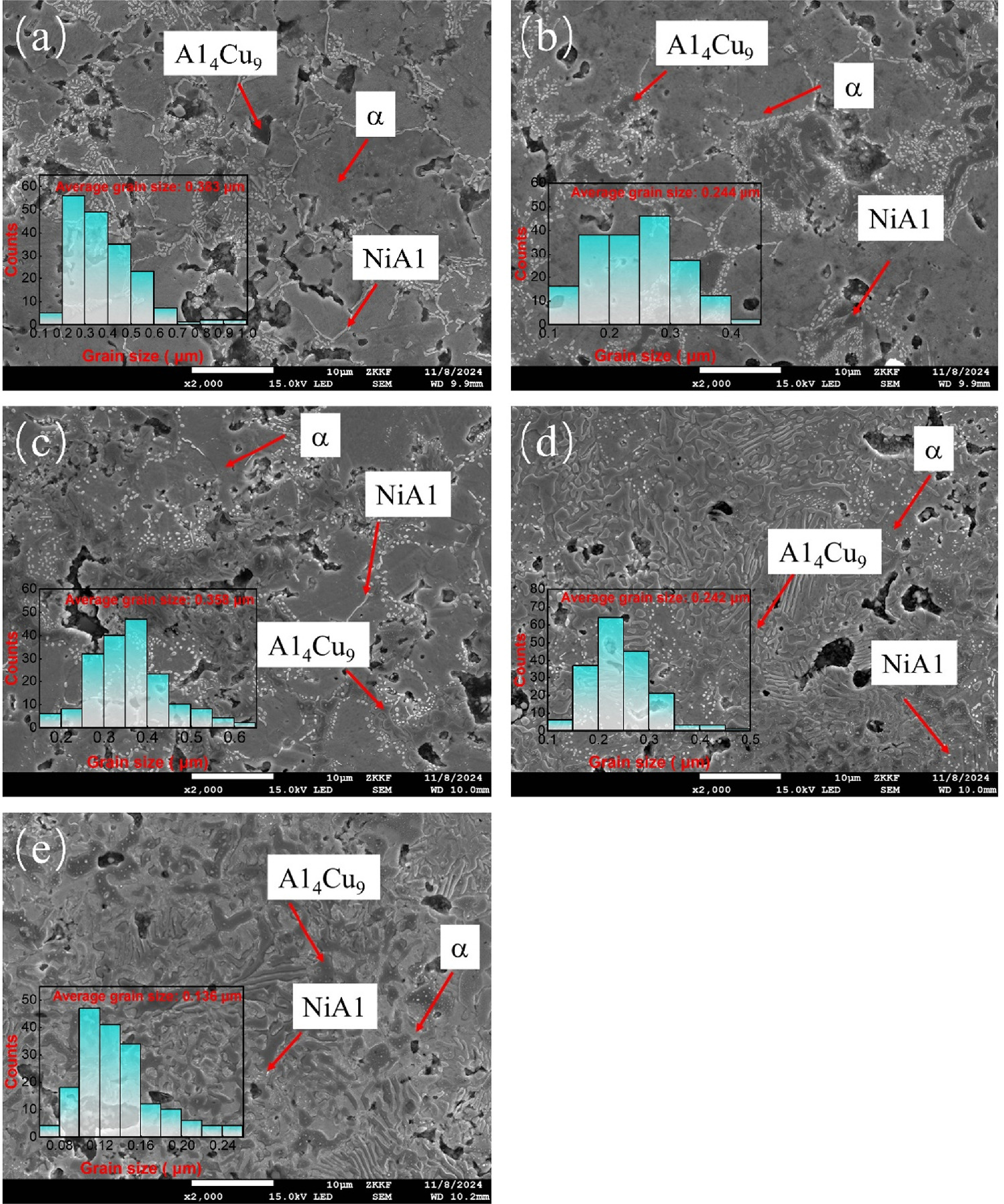 Effect of silicon addition on microstructure and properties of Cu–10Al ...
