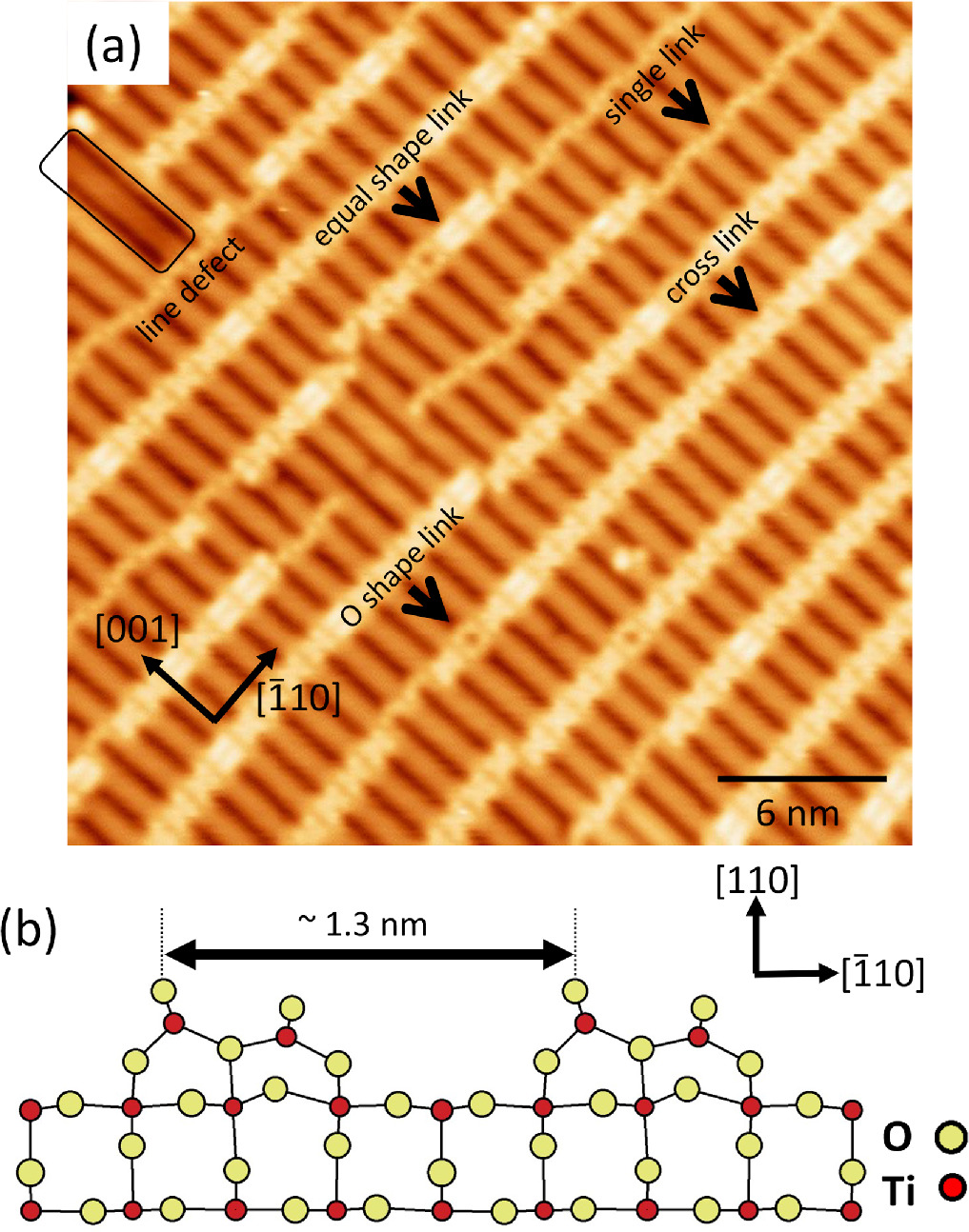 STM study of unusual link structure formation on rutile TiO2(110)-(1×2 ...