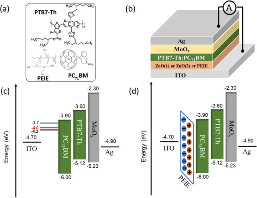 Zinc oxide and PEIE as electron transport layers: an in-depth ...