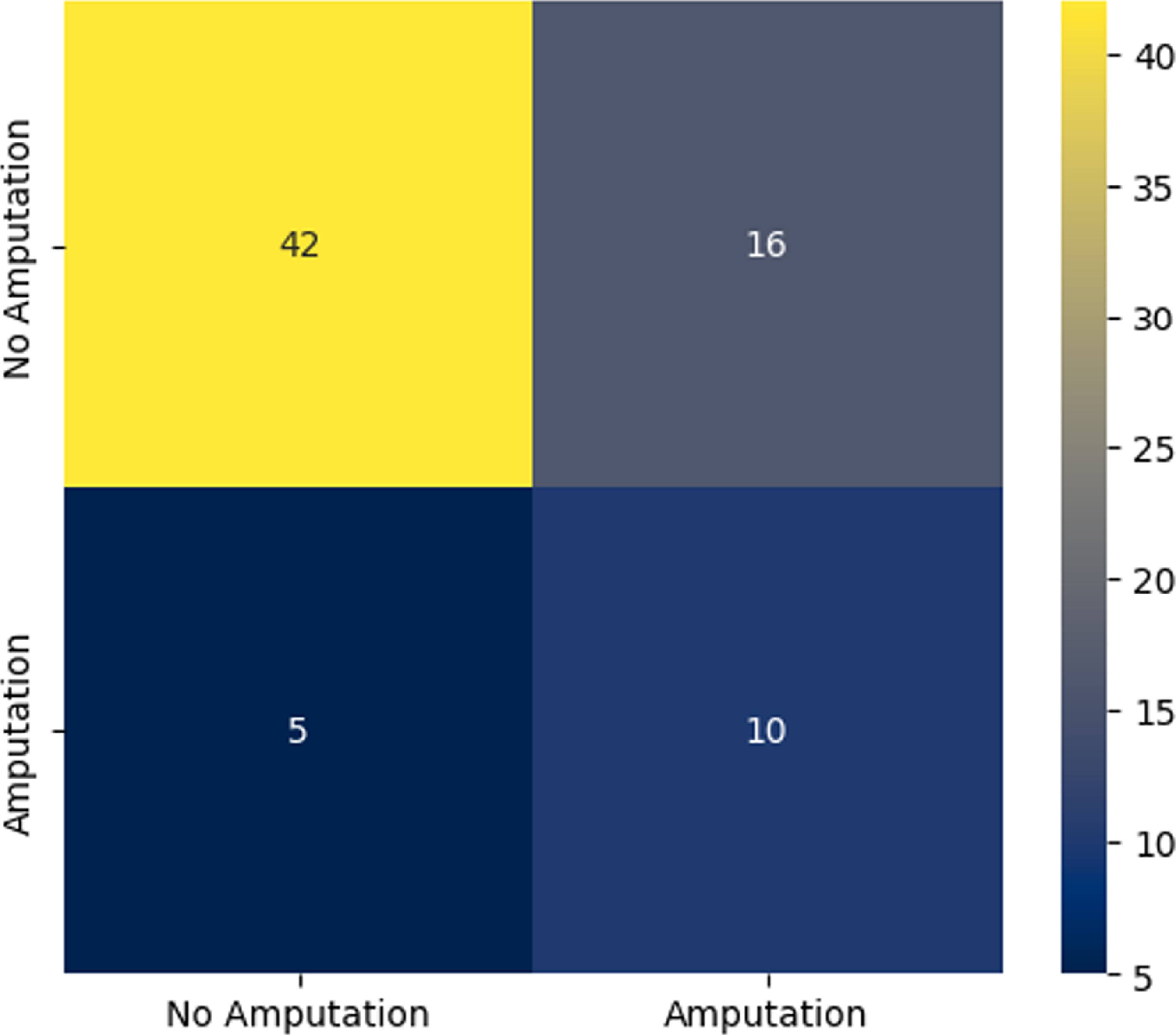 Predicting lower limb amputation risk based on clinical factors and ...