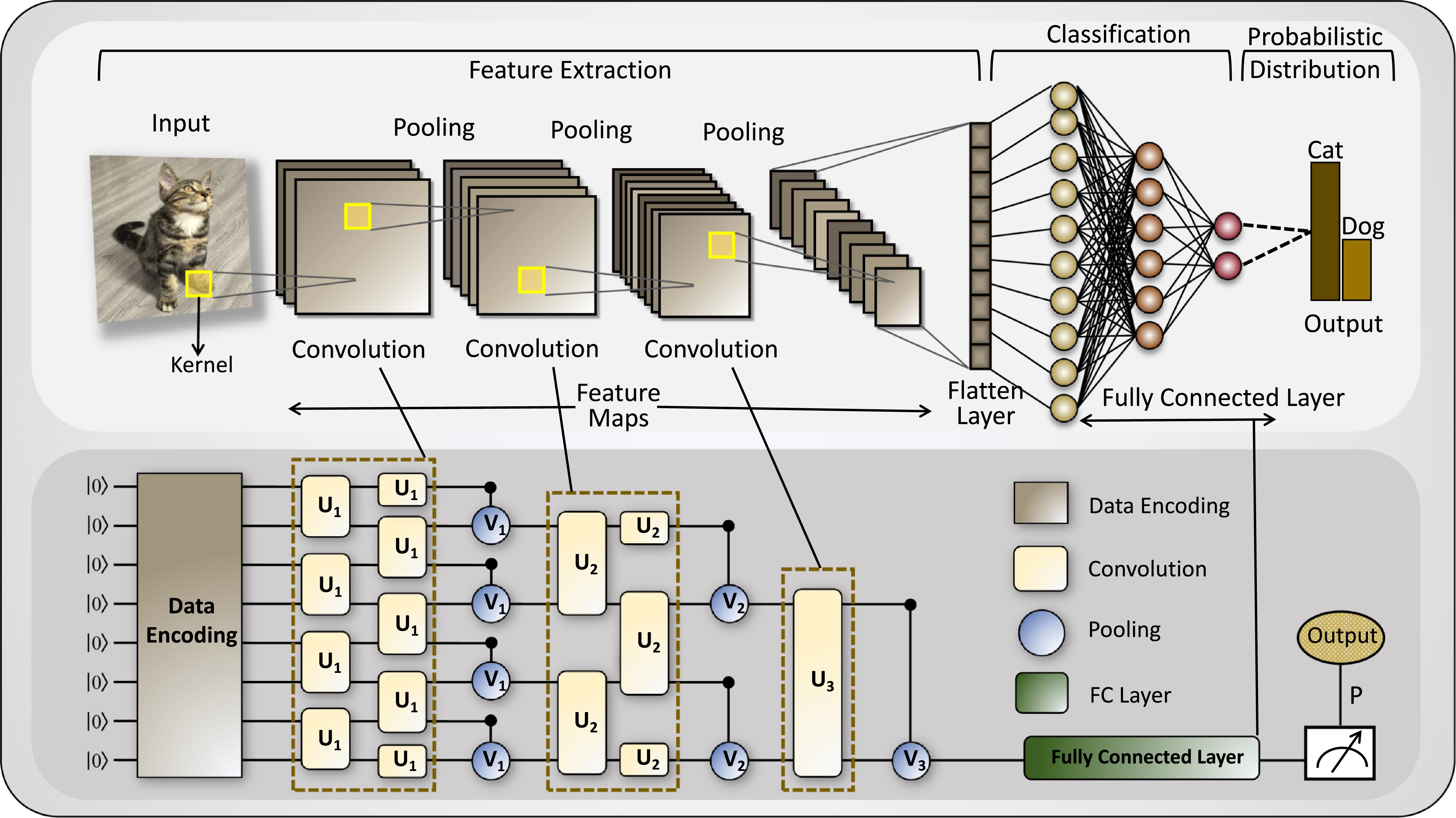 Effective quantum convolutional neural network on symmetric complex ...