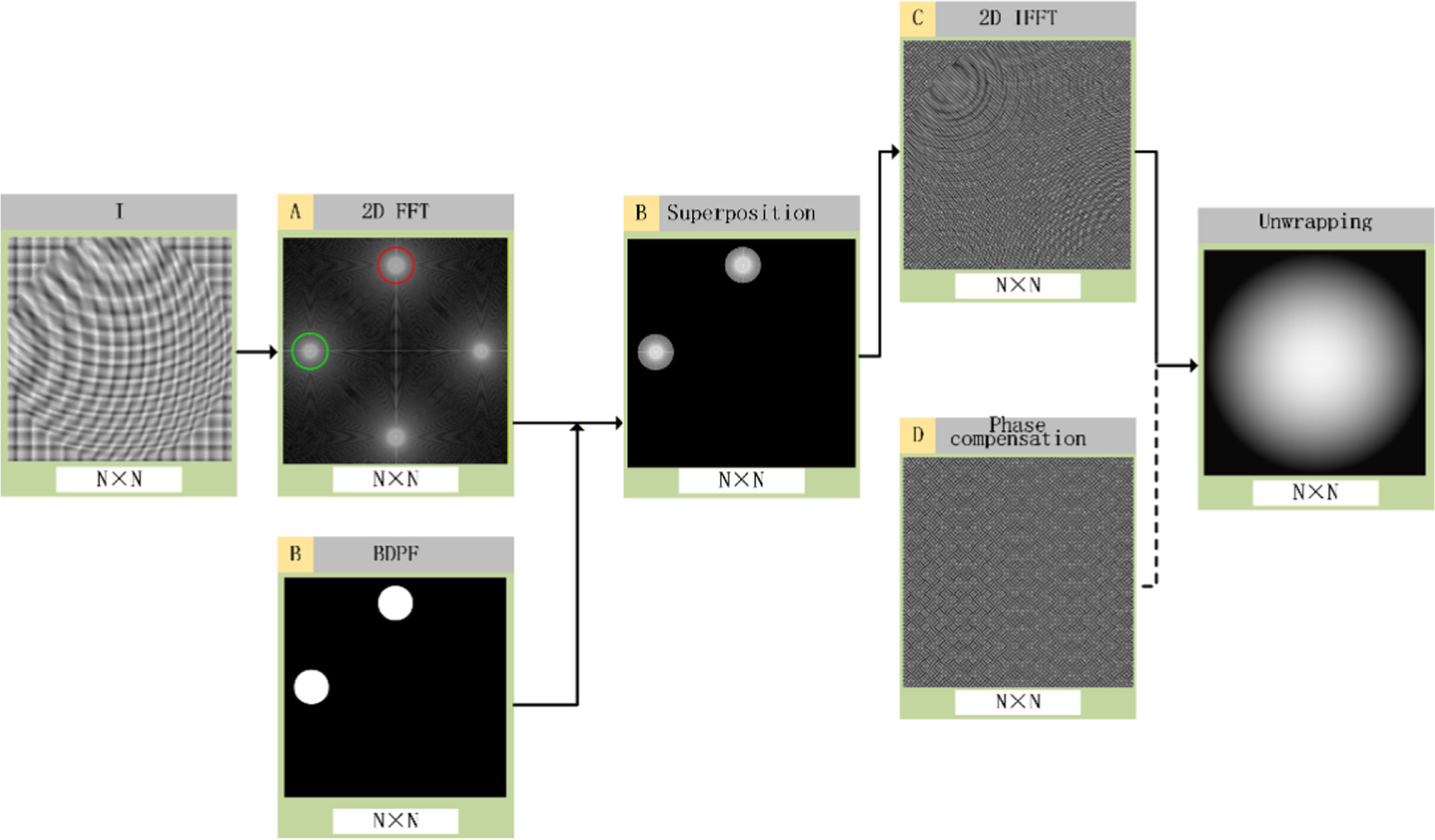 Fast and accurate phase retrieval for dual wavelength digital ...