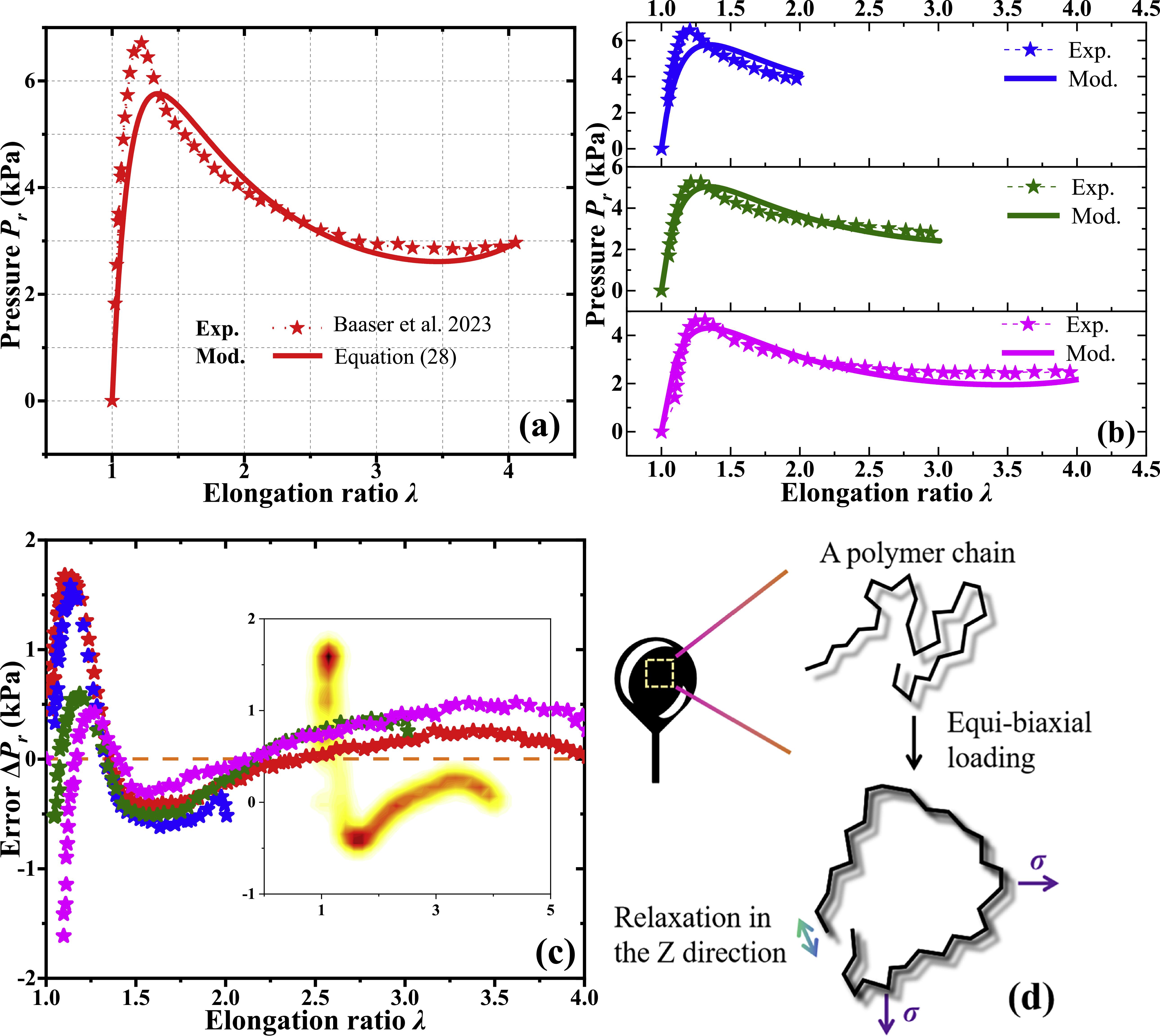 A deformable segment model of elastomers for exploring the conformation ...