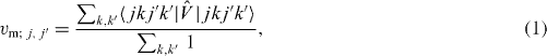 Equation (1)