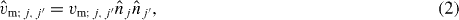 Equation (2)