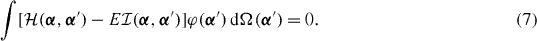 Equation (7)