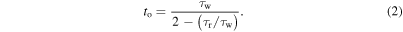 Equation (2)