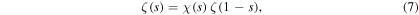 Equation (7)