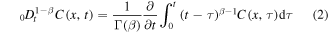 Equation (2)