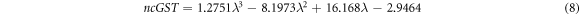 Equation (8)