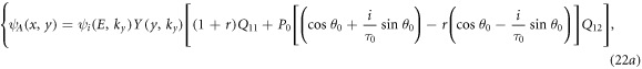 Equation (22a)
