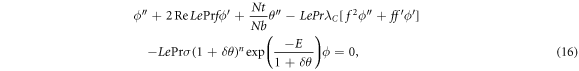 Equation (16)