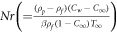 $Nr\left(=\tfrac{({\rho }_{p}-{\rho }_{f})({C}_{w}-{C}_{\infty })}{\beta {\rho }_{f}(1-{C}_{\infty }){T}_{\infty }}\right)$