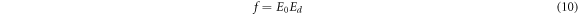 Equation (10)
