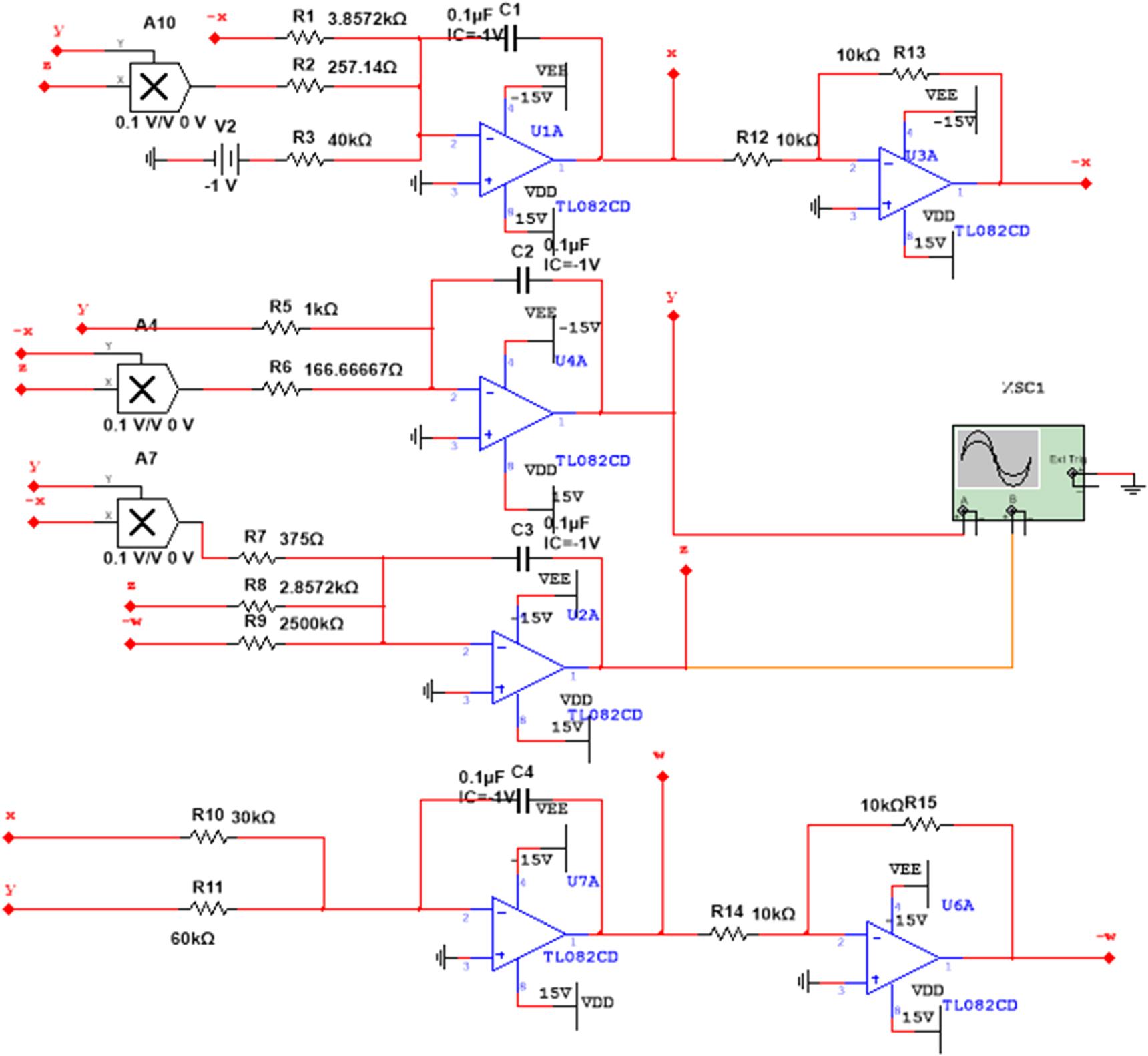 Weak System Control The design of a four-wing chaotic system and the application of ...