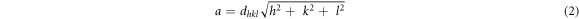 Equation (2)