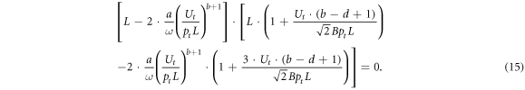 Equation (15)