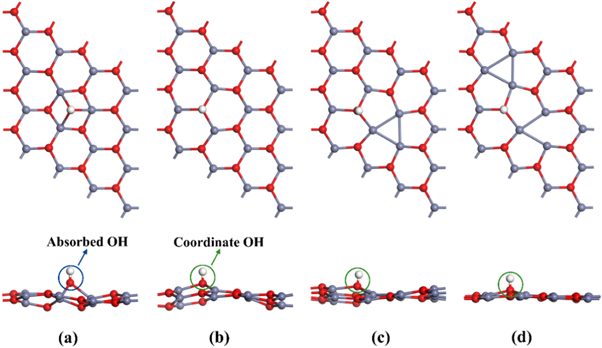 Adsorption and dissociation of a single water molecule on graphene-like ...