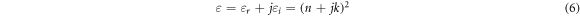 Equation (6)
