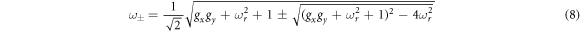 Equation (8)