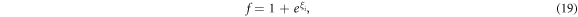 Equation (19)
