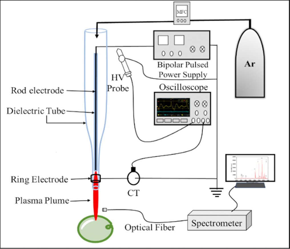 Analysis of discharge parameters of an argon cold atmospheric pressure ...