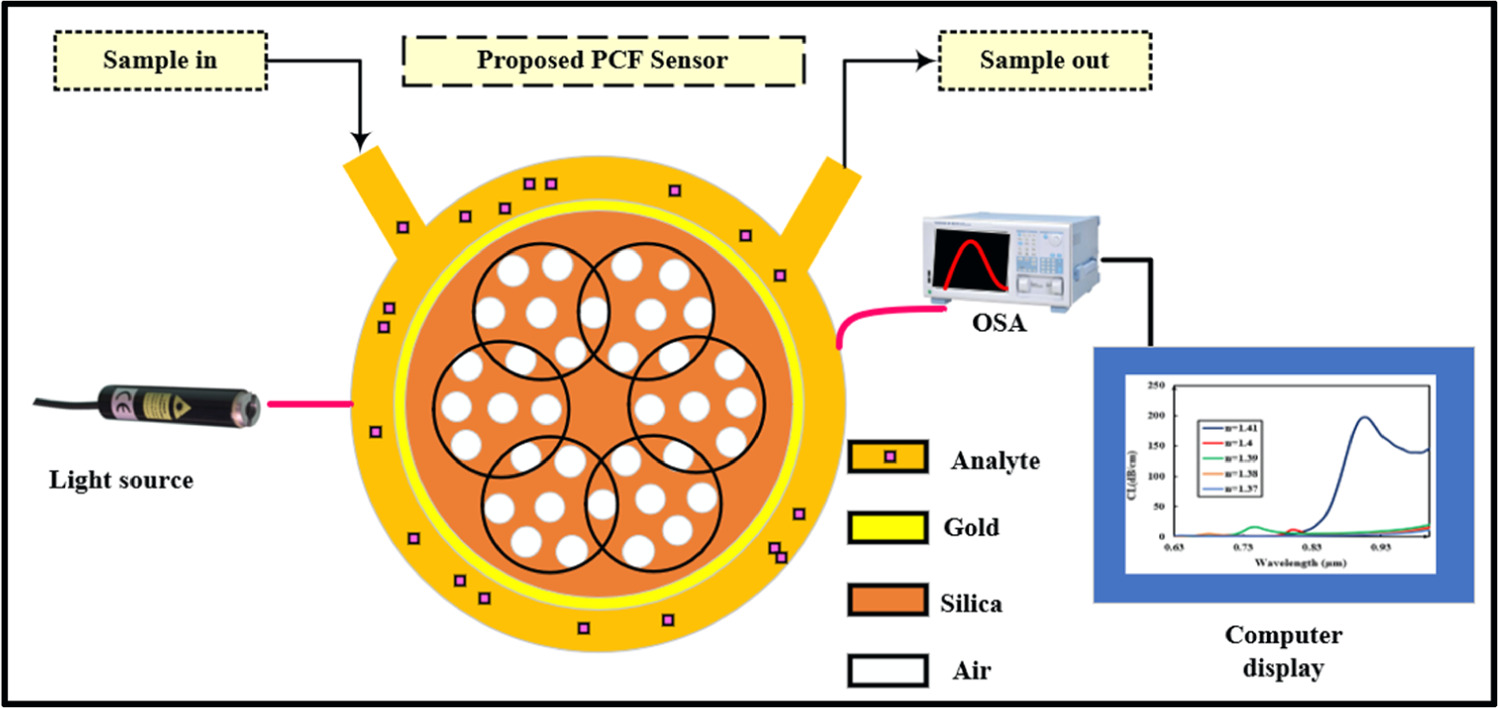 Highly sensitive photonic crystal fiber sensor for detection of ...