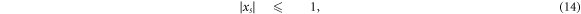 Equation (14)
