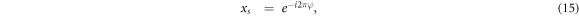 Equation (15)