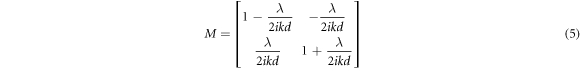 Equation (5)