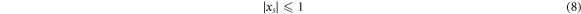 Equation (8)