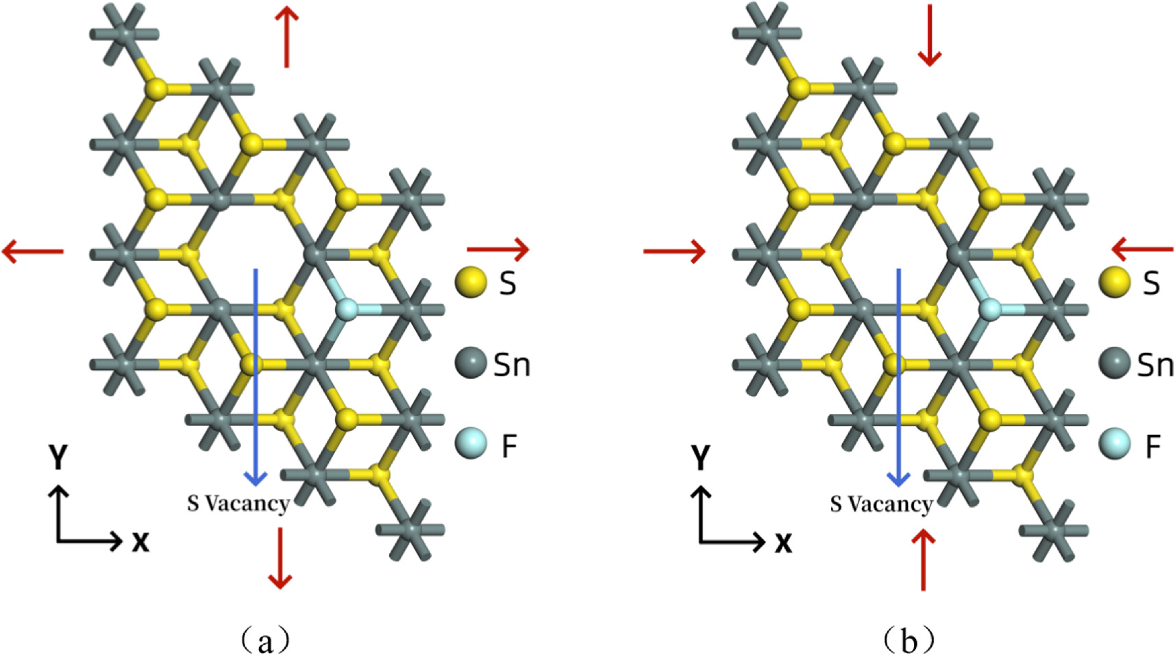 Biaxial strain modulation of the optoelectronic properties of F-doped ...