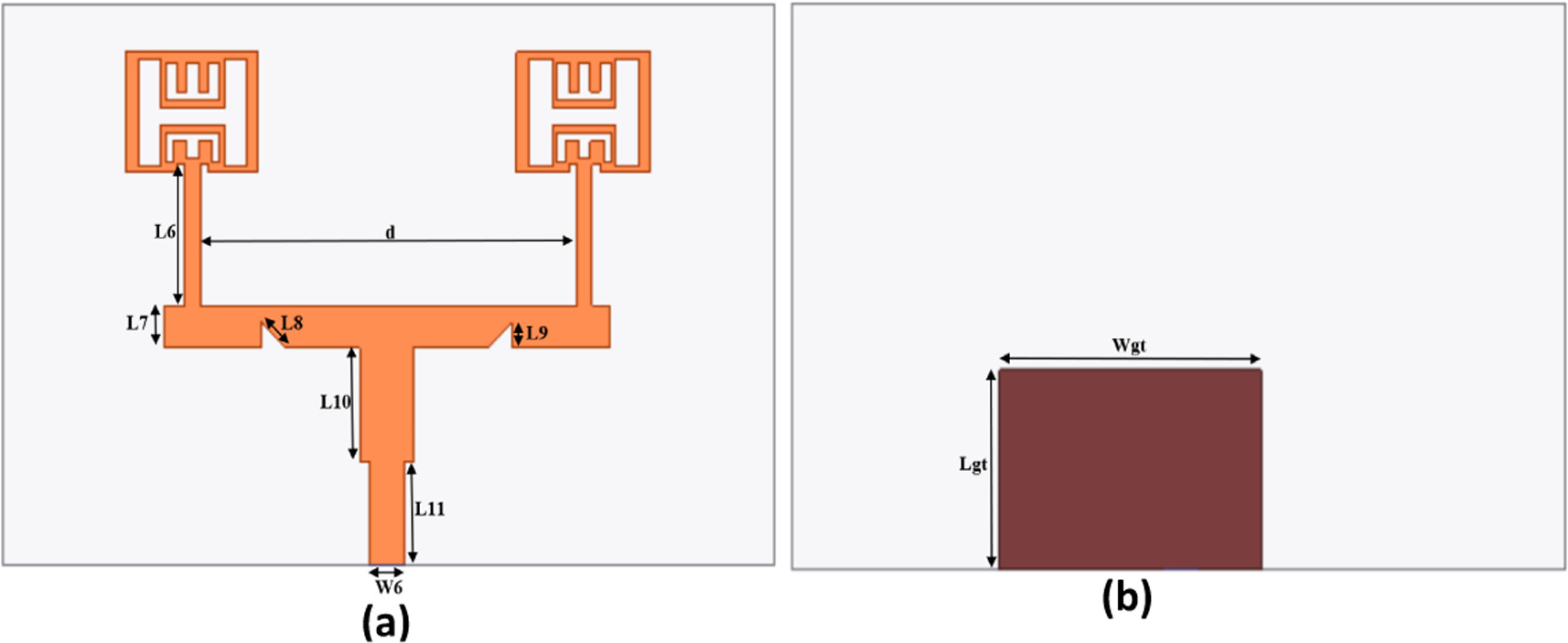 A MIMO antenna array featuring dual wideband and high gain for 5G NR ...