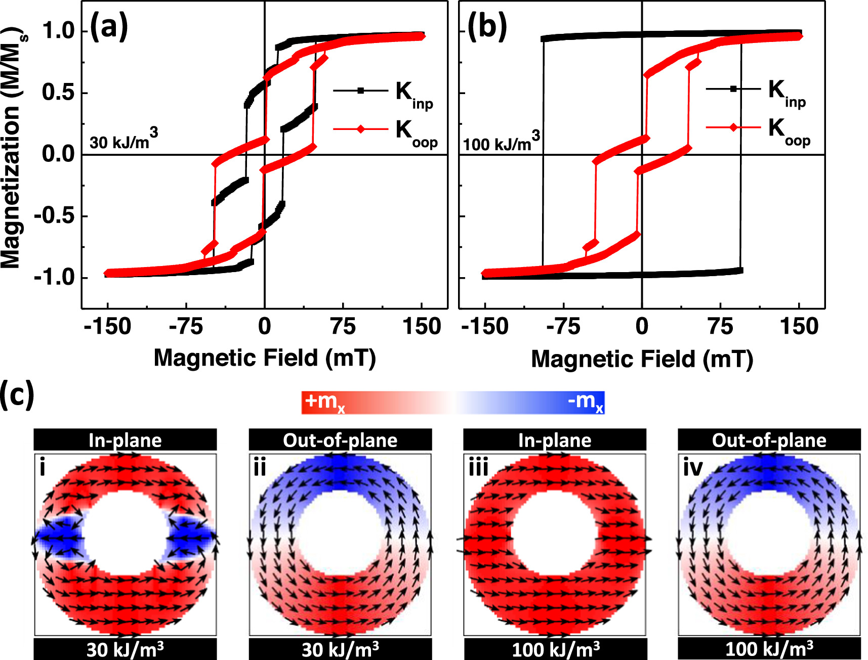 Pyring Effect of void geometry and magnetic anisotropy in controlling the ...
