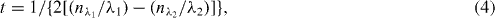 Equation (4)