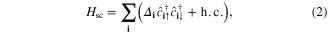 Equation (2)