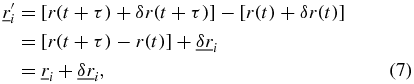 Equation (7)