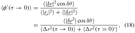 Equation (18)