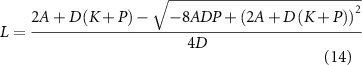 Equation (14)
