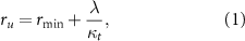 Equation (1)
